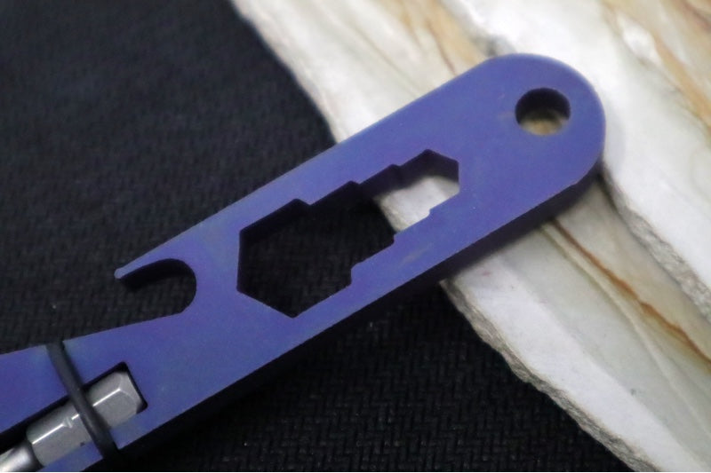 Toor Knives Multi-tool Keychain - Cobalt Anodized Finish / Titanium Steel