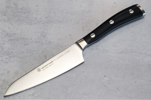 Wusthof Ikon - 4.5" Asian Utility Knife - Fully forged German stainless steel (X50 CrMoV 15) - Made in Solingen, Germany - Northwest Knives