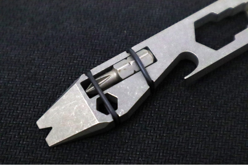 Toor Knives Multi-tool Keychain - Natural Anodized Finish / Titanium Steel