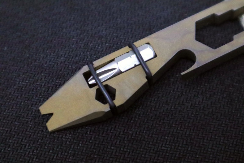 Toor Knives Multi-tool Keychain - Bronze Anodized Finish / Titanium Steel
