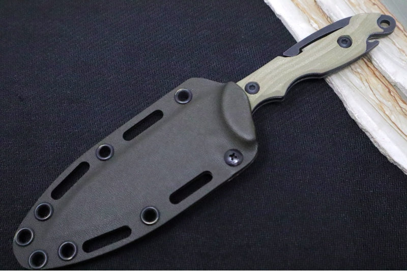 Toor Knives M.U.F. Diver - Black Oxide Finished Blade / CPM-Cruwear Steel / Spitfire Green G10 Handle / Kydex Sheath