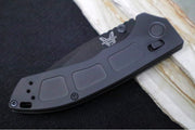 Benchmade 743BK-01 Mini Narrows Folder - Black DLC Titanium Handle / CPM-20CV Steel / Drop Point Blade / Black DLC Polished Blade Finish - Northwest Knives