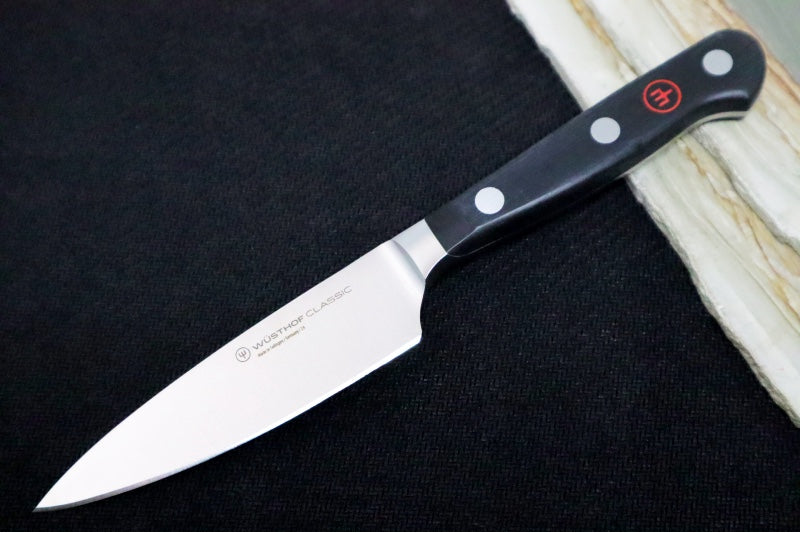 Wusthof Classic - 4" Extra Wide Paring Knife - Fully forged German stainless steel (X50 CrMoV 15) - Made in Solingen, Germany