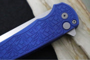 Pro Tech Malibu Nexus - Reverse Tanto / Stonewash Finish / CPM-Magnacut Steel / Blue Anodized Aluminum Handle 5405-BLUE-NEXUS - Northwest Knives