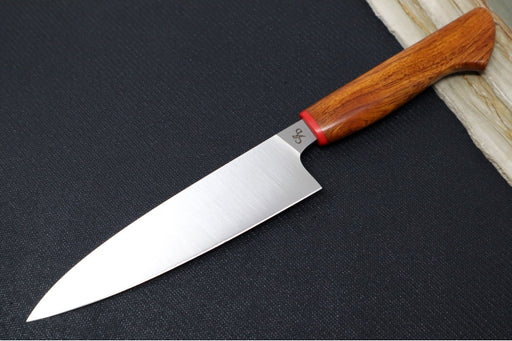 Corey Dunlap Custom Knives - Inazuma 6" Petty Knife - Western Styled Ironwood Handle ZC00062911 - Northwest Knives