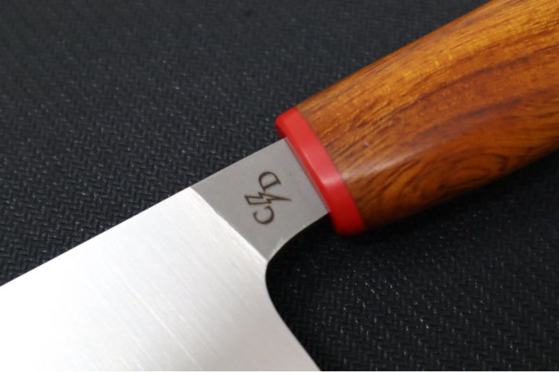 Corey Dunlap Custom Knives - Inazuma 6" Petty Knife - Western Styled Ironwood Handle ZC00062911