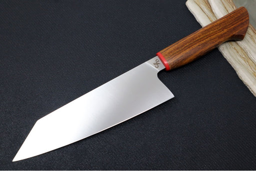 Corey Dunlap Custom Knives - Inazuma 7.25" Bunka Knife - Western Styled Ironwood Handle ZC00062914 - Northwest Knives
