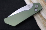 Pro Tech Strider PT+ Auto - OD Green Anodized Aluminum Handle / Stonewash Finish / CPM-Magnacut Steel PT201-GREEN - Northwest Knives