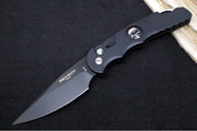 Pro Tech Tactical Response 4 Auto Skull Ltd Edition - Black Aluminum Handle & Sterling Silver Skull / Black DLC Finish / Abalone Push Button / 154CM Blade TR-4.70 - Northwest Knives