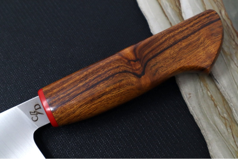 Corey Dunlap Custom Knives - 8.5" Chef's Knife - Western Chef Styled Ironwood Handle ZC00062918