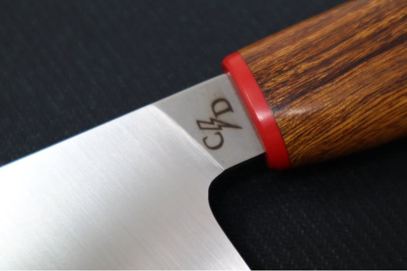 Corey Dunlap Custom Knives - 8.5" Chef's Knife - Western Chef Styled Ironwood Handle ZC00062918