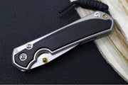 Chris Reeve Knives Small Sebenza 31 Polished - Drop Point Blade in CPM-Magnacut / Bog Oak Inlay (A7) S31-1620 - Northwest Knives