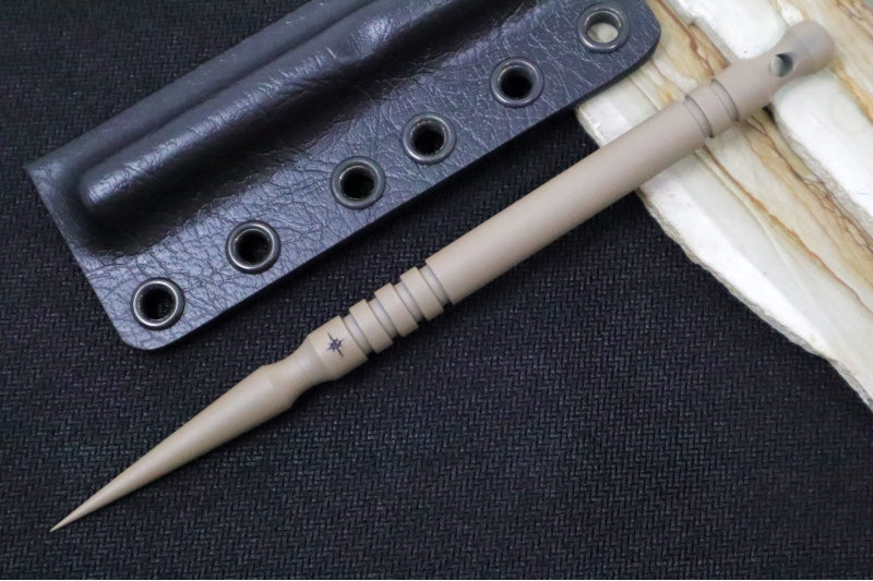 Toor Knives Marlinspike 2.0 - Canyon Drab 4140 Steel Handle / Tru-Hide KYDEX 850049642460