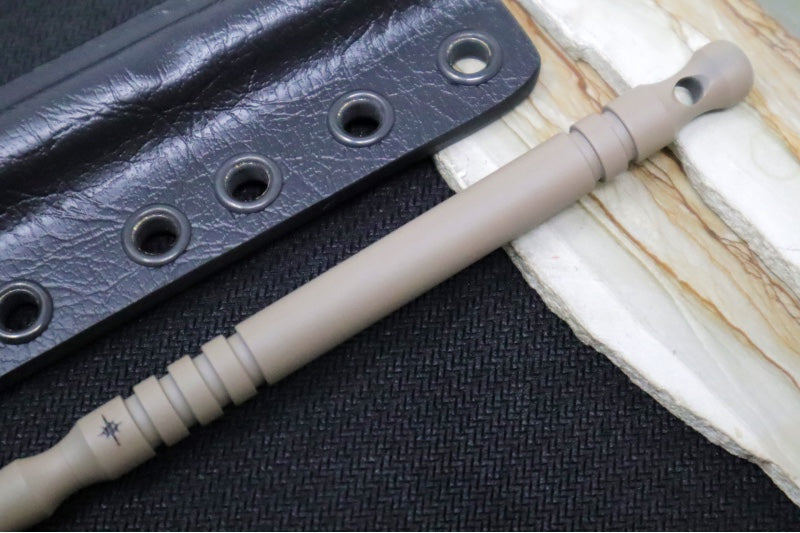 Toor Knives Marlinspike 2.0 - Canyon Drab 4140 Steel Handle / Tru-Hide KYDEX 850049642460