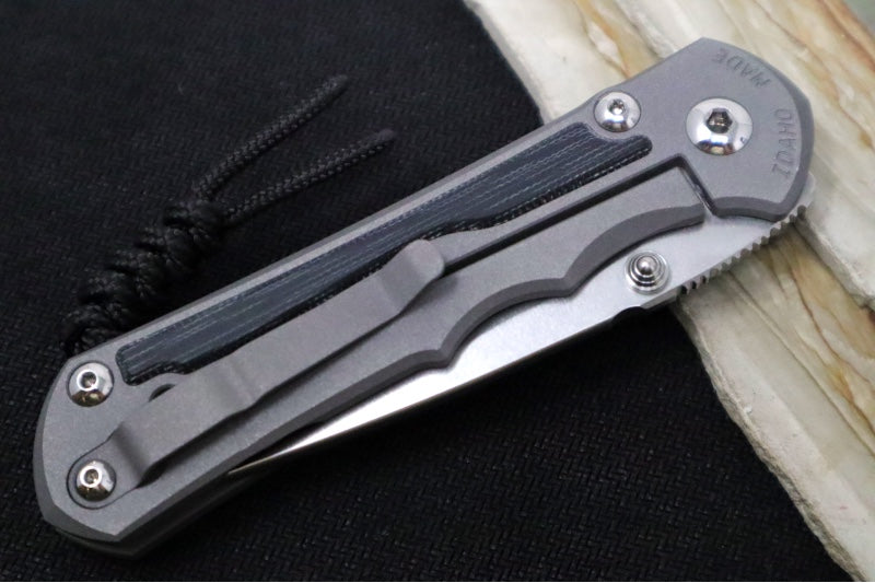 Chris Reeve Knives Large Inkosi - Drop Point / Black Micarta Inlay / CPM-Magnacut LIN-1012 - Northwest Knives