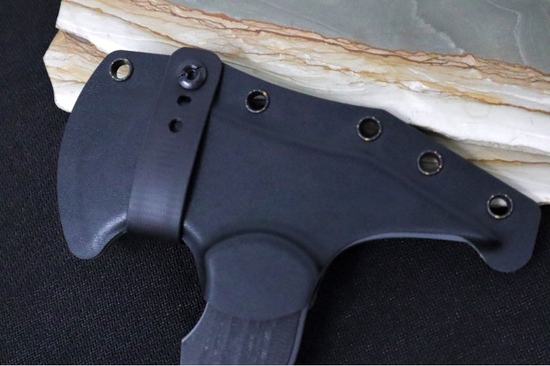 Toor Knives Tomahawk - Phantom Grey KG Gunkote Finished Blade / D2 Steel / Black G-10 Handle / Kydex Sheath 850049642569