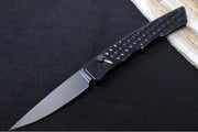 Piranha Knives Crossfire - Black Anodized Aluminum Handle / Drop Point Blade / Black Finish / CPM-154 Steel - Northwest Knives