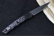Piranha Knives Crossfire - Black Anodized Aluminum Handle / Drop Point Blade / Black Finish / CPM-154 Steel - Northwest Knives
