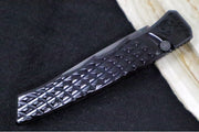 Piranha Knives Crossfire - Black Anodized Aluminum Handle / Drop Point Blade / Black Finish / CPM-154 Steel - Northwest Knives