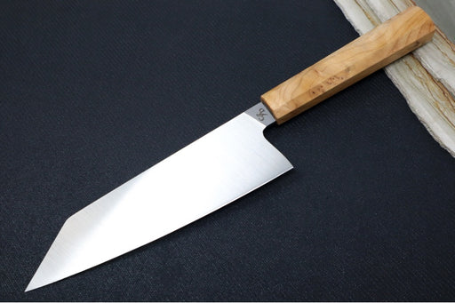 Corey Dunlap Custom Knives - Inazuma 7.25" Bunka Knife - Octagonal WA Thuya Handle ZC00062884 - Northwest Knives