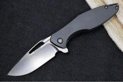 Koenig Arius - DLC Brightwashed Blade with Polished Flats / Smooth DLC Finished Handle / DLC Hardware & Clip & Spacer - Northwest Knives