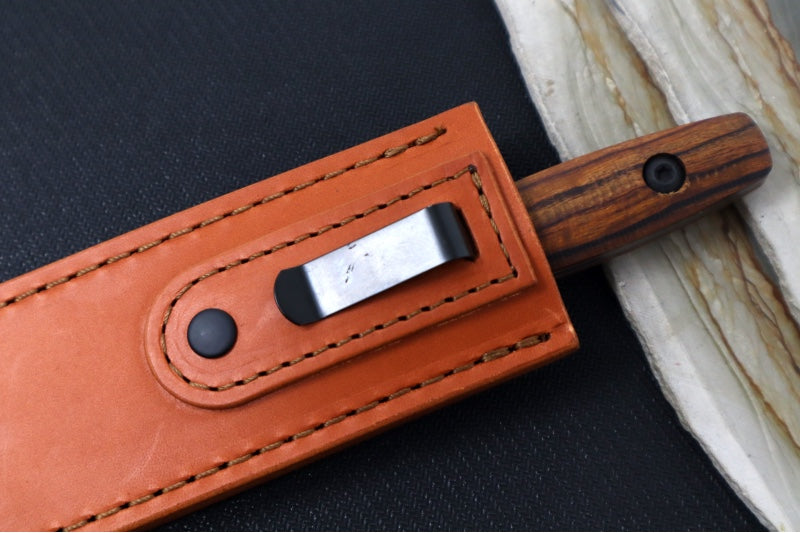 Ocaso Knives Serva - CPM-Magnacut Steel / Stonewashed Finish / Ironwood Handle Scales 70TBR