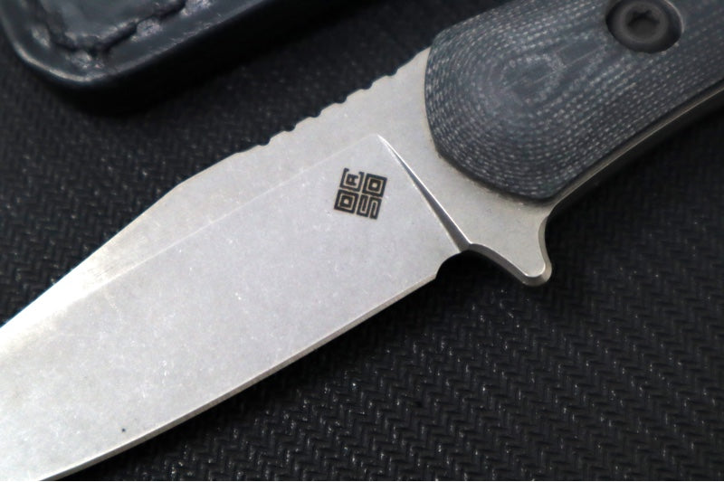 Ocaso Knives Serva - CPM-Magnacut Steel / Stonewashed Finish / Black G-10 Handle Scales #70TBL