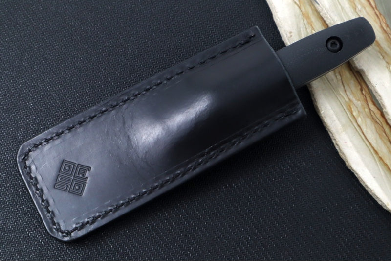 Ocaso Knives Serva - CPM-Magnacut Steel / Stonewashed Finish / Black G-10 Handle Scales #70TBL