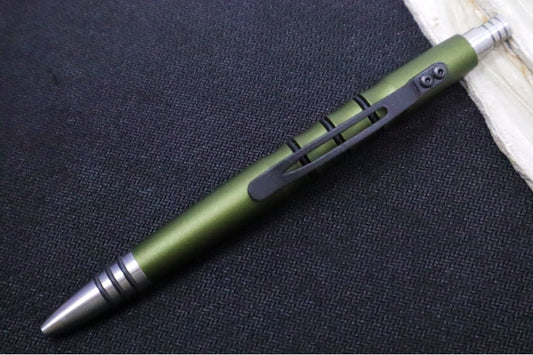 Tuff Writer Precision Press Pen - OD Green Aluminum