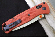 Benchmade 535TN-10 Bugout - CPM-S30V Steel / Drop Point Blade / Desert Verde Cerakote Finish / Textured Rust Orange Grivory Handle - Northwest Knives