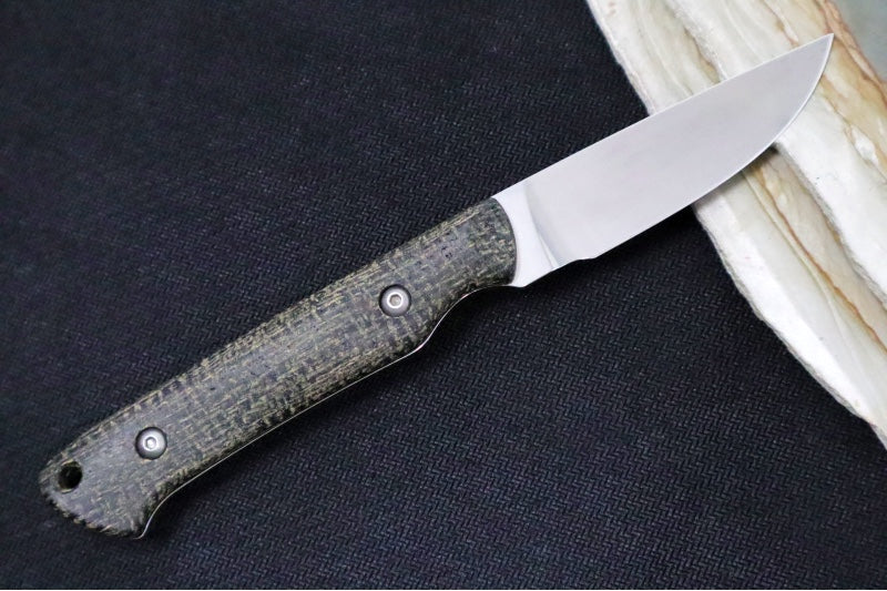 White River Knives Small Game - Black Burlap Micarta Handle / CPM-S35VN Blade WRSG-BBL