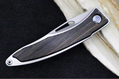 Chris Reeve Mnandi Gentleman's Knife - Bog Oak - CPM-Magnacut Blade (A1)