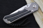 Chris Reeve Knives Small Inkosi Glass Blasted - Black Micarta Inlays / CPM-Magnacut Steel / Insingo Blade SIN-1124 - Northwest Knives