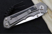 Chris Reeve Knives Small Inkosi Glass Blasted - Black Micarta Inlays / CPM-Magnacut Steel / Insingo Blade SIN-1124 - Northwest Knives