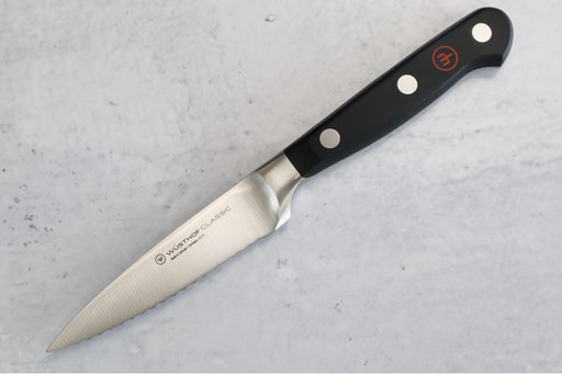 Wusthof Classic - 3 1/2" Fully Serrated Paring - Fully forged German stainless steel (X50 CrMoV 15) - Made in Solingen, Germany - Northwest Knives