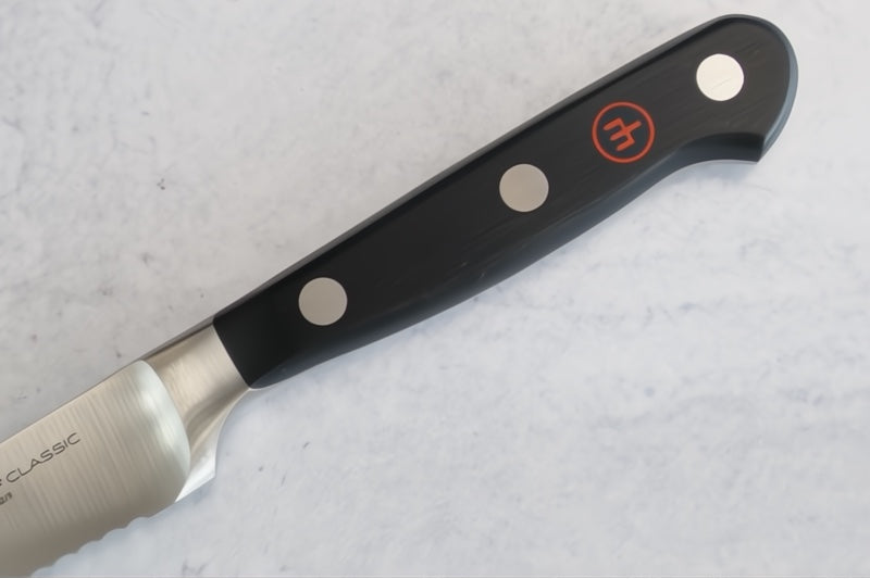 Wusthof Classic - 3 1/2" Fully Serrated Paring - Fully forged German stainless steel (X50 CrMoV 15) - Made in Solingen, Germany - Northwest Knives