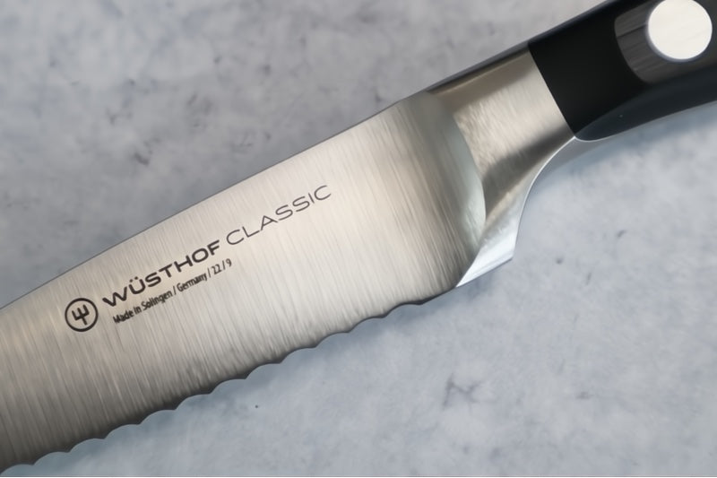 Wusthof Classic - 3 1/2" Fully Serrated Paring - Fully forged German stainless steel (X50 CrMoV 15) - Made in Solingen, Germany - Northwest Knives