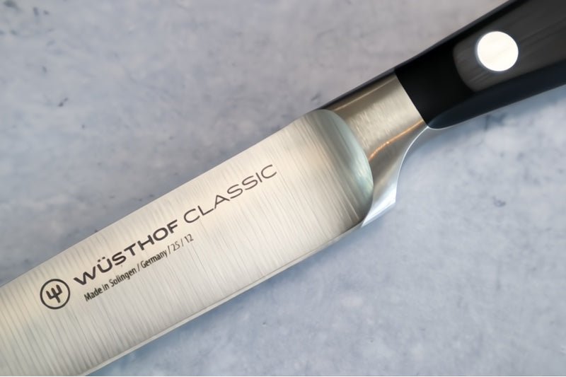 Wusthof Classic - 4 1/2" Utility Knife - Fully forged German stainless steel (X50 CrMoV 15) - Made in Solingen, Germany - Northwest Knives