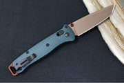 Benchmade 537FE-2601 Bailout - CPM-S90V Steel / Tanto Blade / FDE PVD Battlewashed Finish / Tagia Green Anodized Aluminum - Northwest Knives