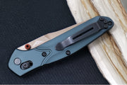 Benchmade 940FE-2601 Osborne - CPM-S90V Steel / Reverse Tanto Blade / FDE PVD Battlewash Finish / Tagia Green Anodized Aluminum Handle - Northwest Knives