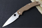 Spyderco Native Chief SPRINT RUN - Brown G-10 Handle / Drop Point Blade / CPM-15V Steel C244GPBN15V - Northwest Knives