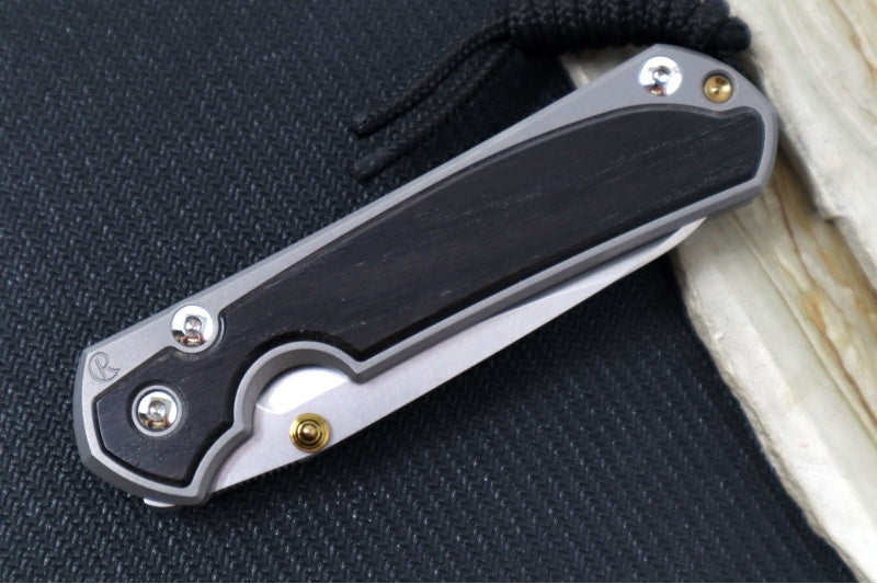 Chris Reeve Knives Small Sebenza 31 - Insingo Blade / Bog Oak Inlay / CPM-Magnacut (A1) S31-1124 - Northwest Knives