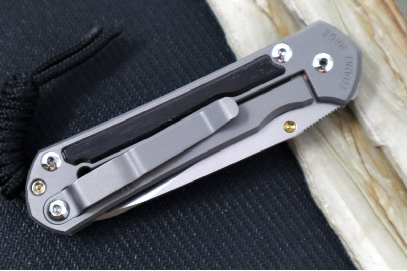 Chris Reeve Knives Small Sebenza 31 - Insingo Blade / Bog Oak Inlay / CPM-Magnacut (A1) S31-1124 - Northwest Knives