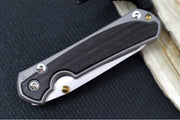 Chris Reeve Knives Small Sebenza 31 - Insingo Blade / Bog Oak Inlay / CPM-Magnacut (A2) S31-1124 - Northwest Knives