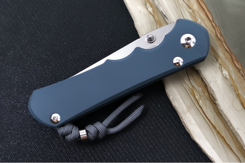 Chris Reeve Knives Large Inkosi NWK Exclusive - Insingo Blade / CPM-Magnacut / Cold War Grey Cerakote Handle / Charcoal Lanyard with Bead LIN-1620