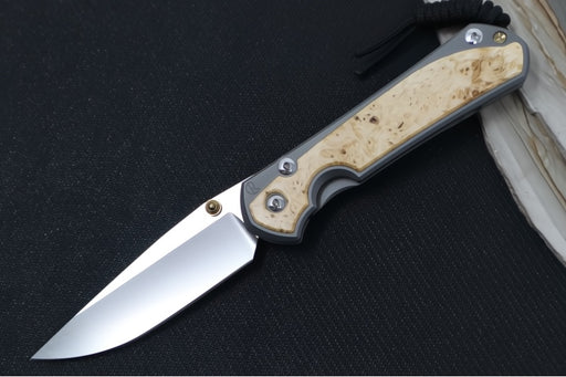 Chris Reeve Large Sebenza 31 - Drop Point Blade / Box Elder Inlay / CPM-Magnacut (A1) L31-1108 - Northwest Knives