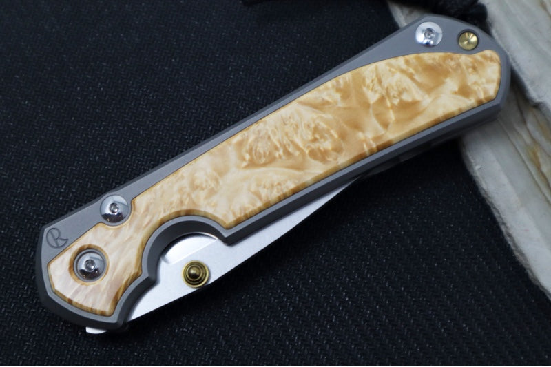 Chris Reeve Large Sebenza 31 - Drop Point Blade / Box Elder Inlay / CPM-Magnacut (A3) L31-1108 - Northwest Knives