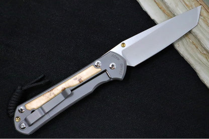 Chris Reeve Large Sebenza 31 - Tanto Blade / Box Elder Inlay / CPM-Magnacut Steel (A3) L31-1132