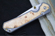 Chris Reeve Large Sebenza 31 - Tanto Blade / Box Elder Inlay / CPM-Magnacut Steel (A3) L31-1132 - Northwest Knives