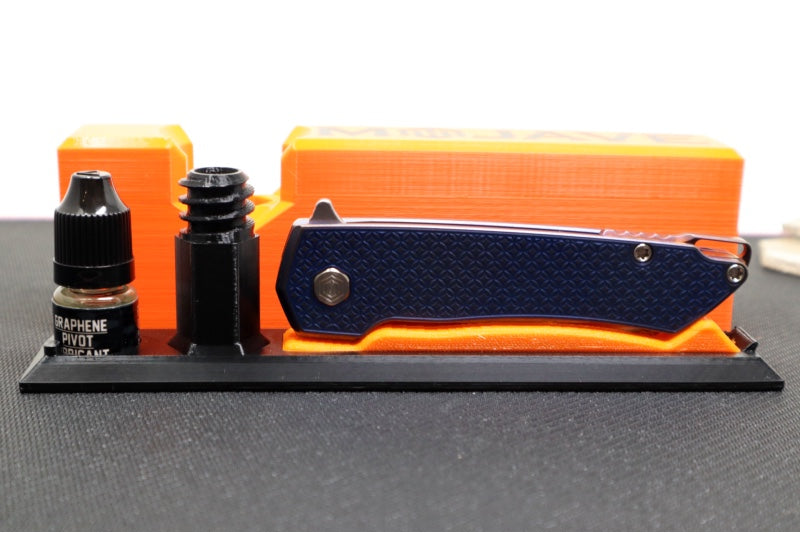 MachineWorks Mojave 1510 - Wharncliffe Blade / Stonewash Finish / CPM-S90V Steel / Anodized Grade 5 Titanium Handle